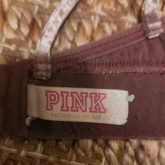 PINK Victoria's Secret Pink Lace Bra - Picture 2 of 4